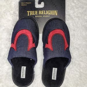 NWT Mens True Religion slippers